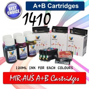 Refillable ink cartridge for EPSON 1410 (A+B)