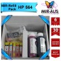 Refillable ink cartridge HP 564 5 cartrudges