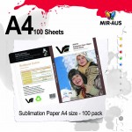 Sublimation Paper A4 size - 100 Sheets