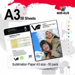 Sublimation Paper A4 size - 100 pack