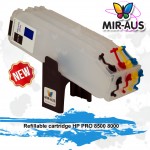 Cartucho recarreg&aacute;vel para HP PRO 8500