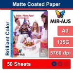 A3 135 G матовым покрытием фотобумага