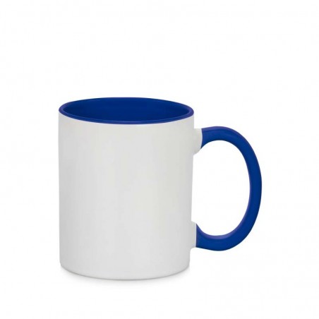 Sublimation Ceramic Mug Inner Handle Dark Blue