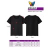 Cotton Black T-shirt size chart