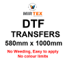 DTF custom print 580mm x 1000mm size