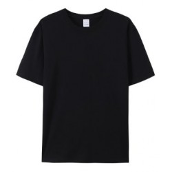 Black Polyester T-Shirt
