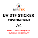 UV DTF STICKER CUSTOM PRINT A4