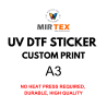 A3 SIZE CUSTOM UV STICKER PRINT