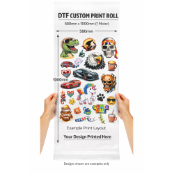 DTF Custom print DTF Print Service 1m