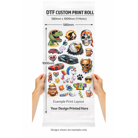 DTF Custom print DTF Print Service 1m