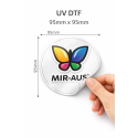 UV DTF STICKER Print Service Pocket Logo