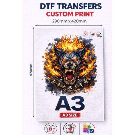 A3 DTF Custom print MIR-AUS