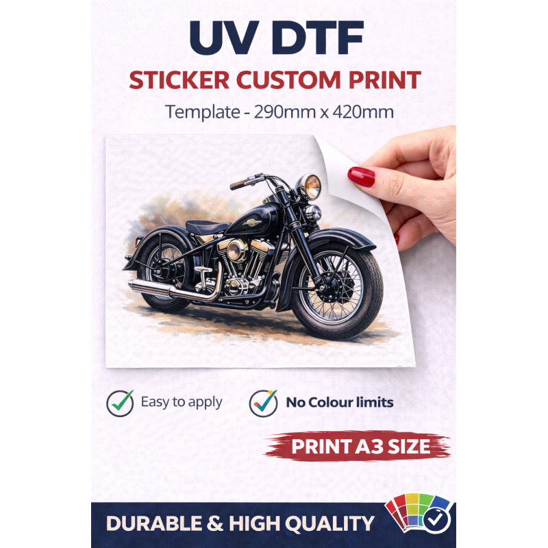 A3-SIZE CUSTOM UV STICKER PRINT