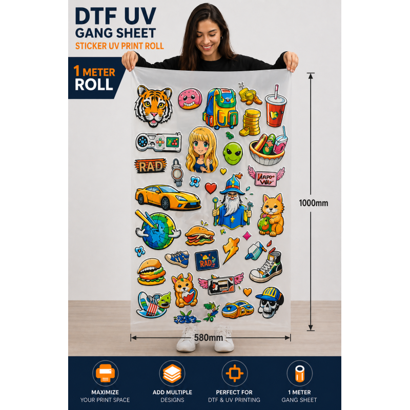 DTF UV Gang Sheet Australia