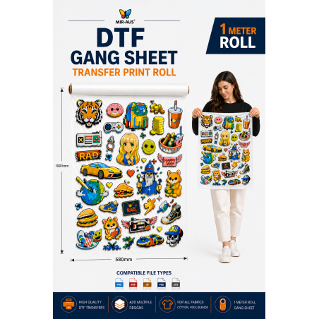 DTF Print Service gang sheet