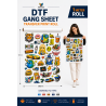 DTF Print Service gang sheet