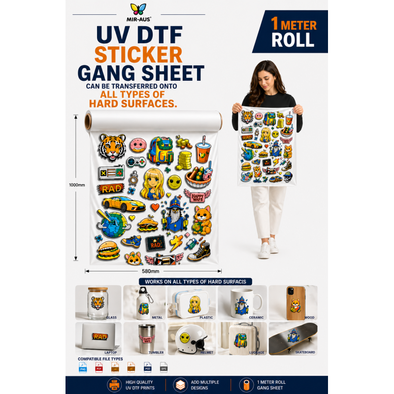 MIR-AUS DTF UV Gang Sheet