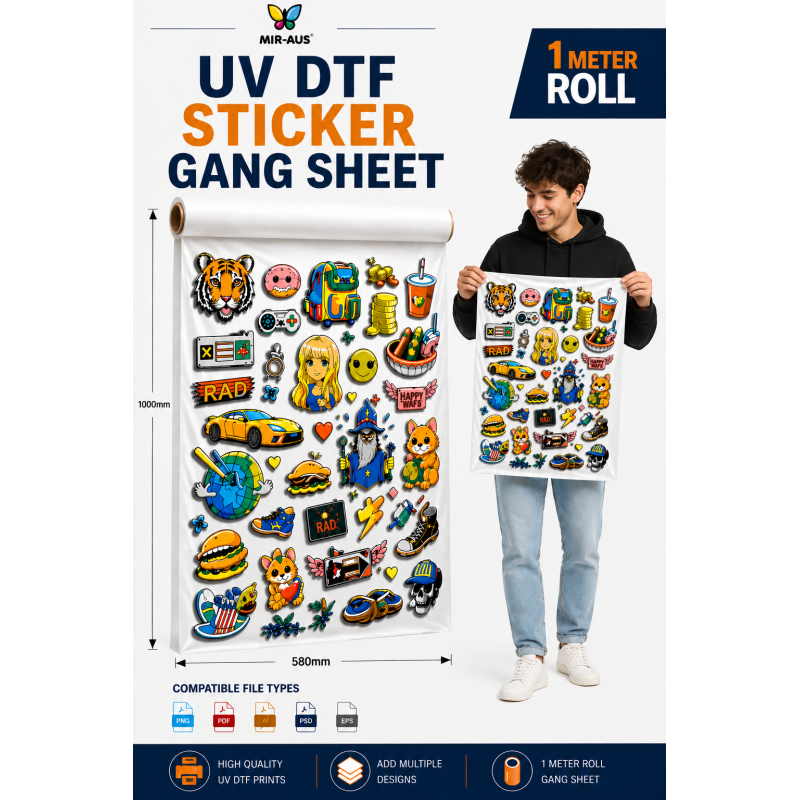 DTF UV Gang Sheet