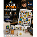 UV DTF STICKER CUSTOM PRINT 580mmx1000mm