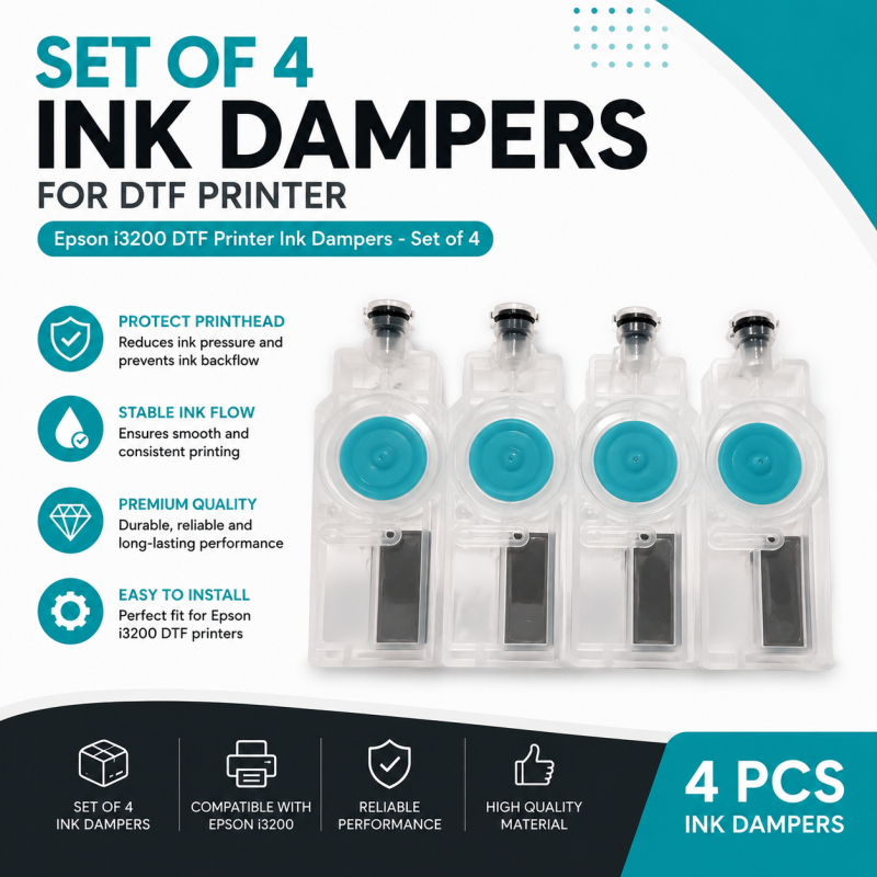 4 PCS INK DAMPERS for i3200