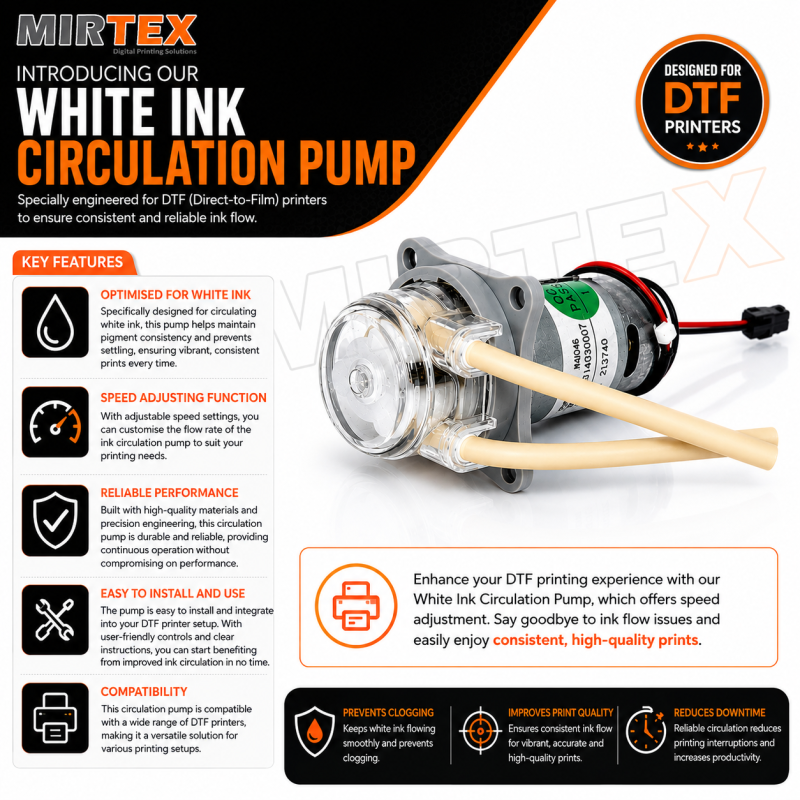 White Ink Circulation Pump for the DTF Printers