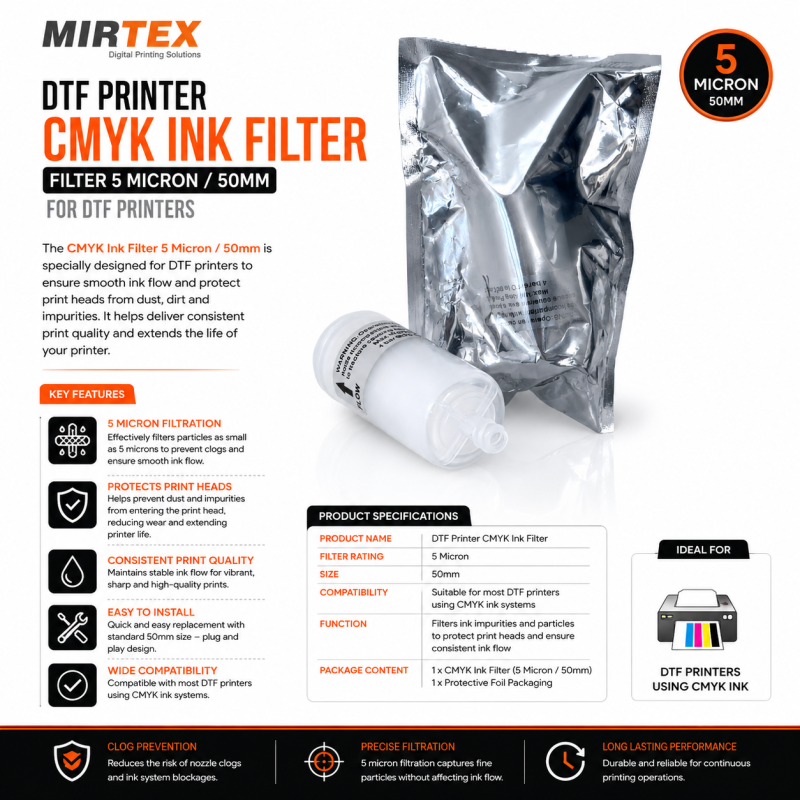 Filter 5 Micron 50mm for DTF