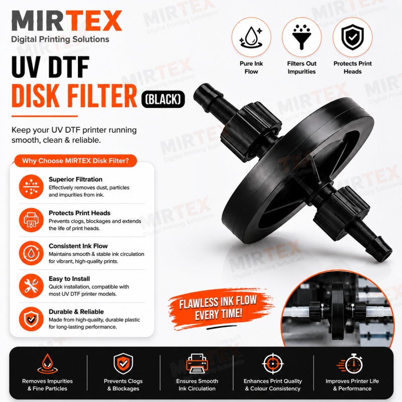 UV DTF DISK FILTER BLACK
