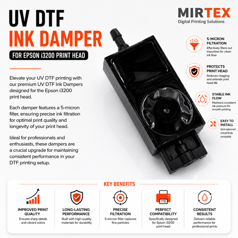 UV DTF BLACK DAMPER 5 micron