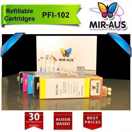 Refillable cartridges for Canon PFI-102