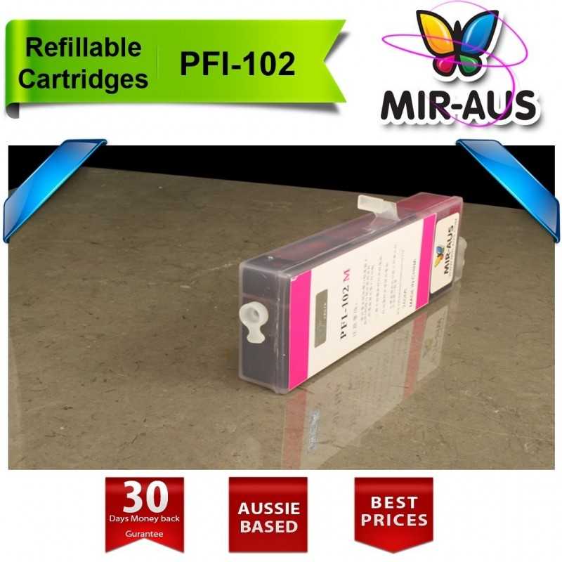 Refillable cartridges for Canon PFI-102