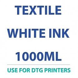 Textile White Ink 1000ml for DTG printers