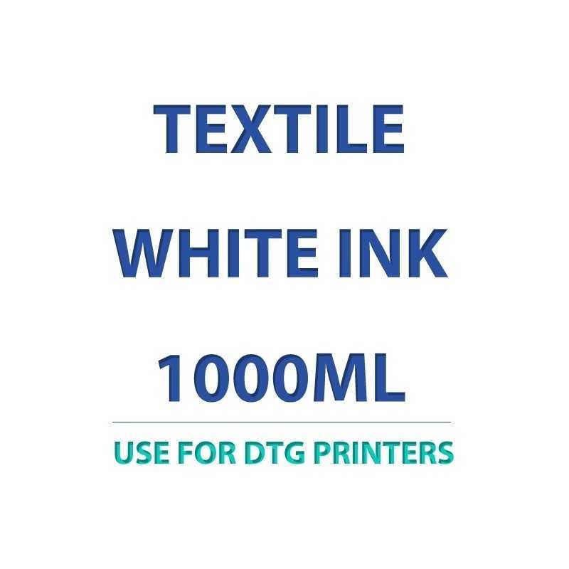 Textile White Ink 1000ml for DTG printers