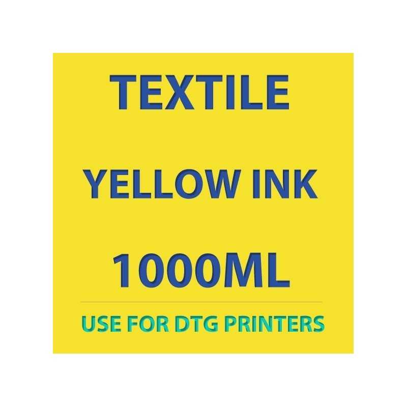 Textile YELLOW Ink 1000ml for DTG printers