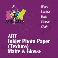 Matte Art Inkjet Photo Paper LEATHER Texture