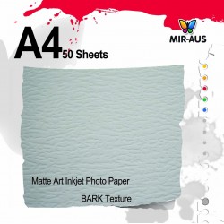 Matte Art Inkjet Photo Paper BARK Texture