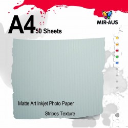 Matte Art Inkjet Photo Paper Stripes Texture