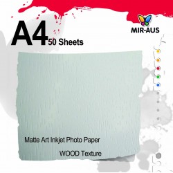 Glossy Art Inkjet Photo Paper WOOD Texture