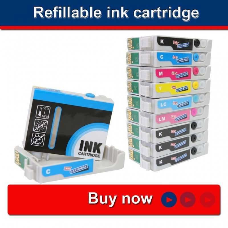 Refillable ink cartridge EPSON R2880 ( 9 colours )