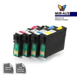 A+B Empty Refillable ink cartridge for Epson WorkForce 845