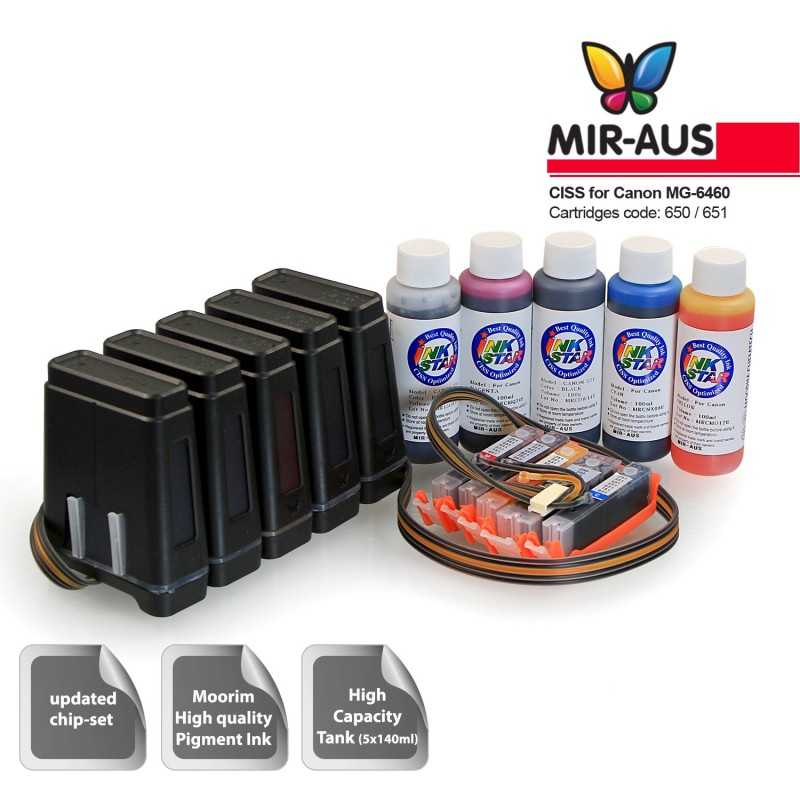 Ink Supply System Ciss for Canon MG-6460