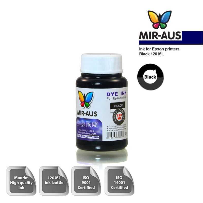 120 ml Black Dye ink for Epson printers