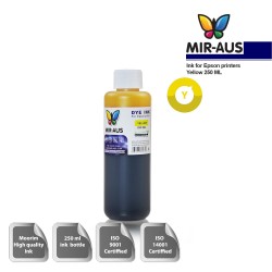 Yellow refillable Dye ink 250ml for epson printers