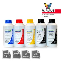 500 ml 5 colours dye/pigment ink for Canon 650-651