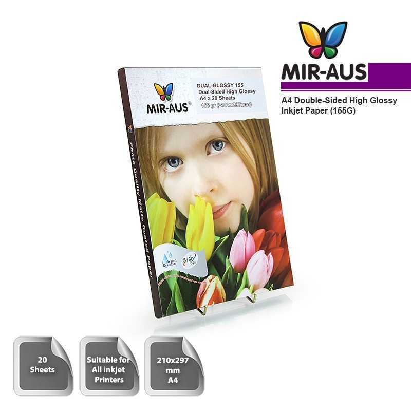 A4 155G Double-sided High Glossy Inkjet Paper