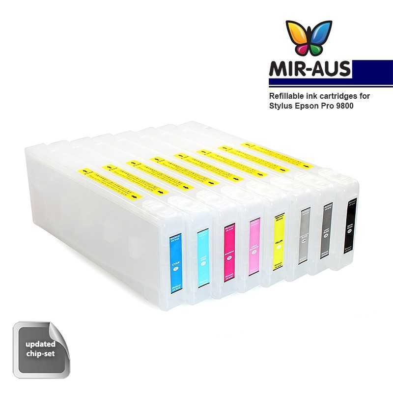מחסניות פעמי עבור העט האלקטרוני 9800 פרו של Epson מחסניות פעמי עבור העט האלקטרוני 9800 פרו של Epson