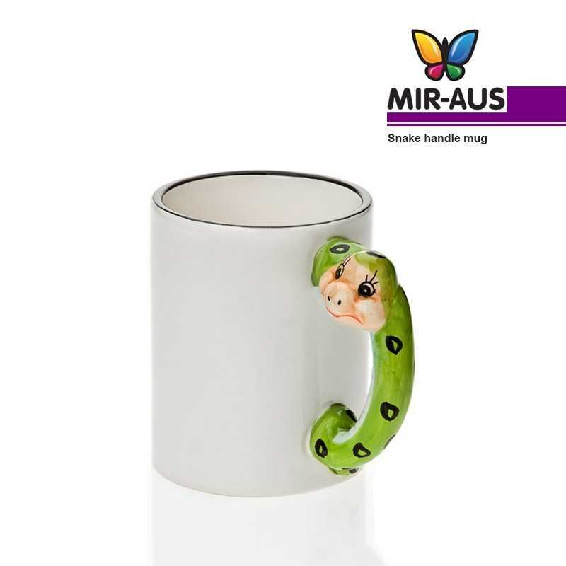 Snake handle mug