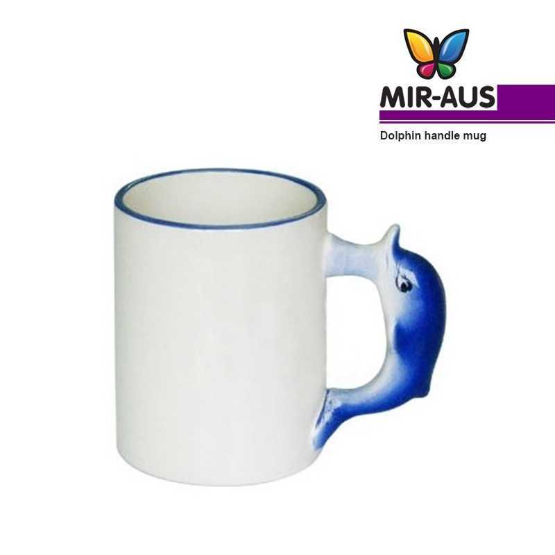 Dolphin handle mug