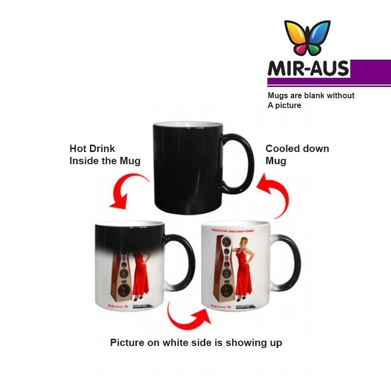 Black Colour changing mug