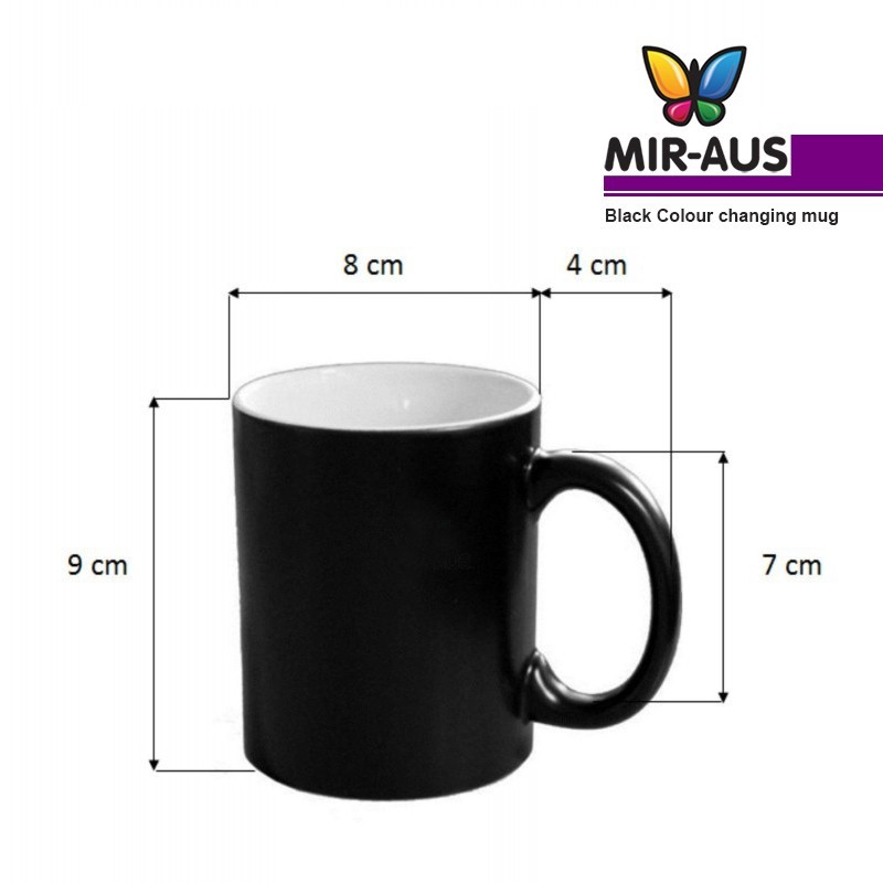 Black Colour changing mug