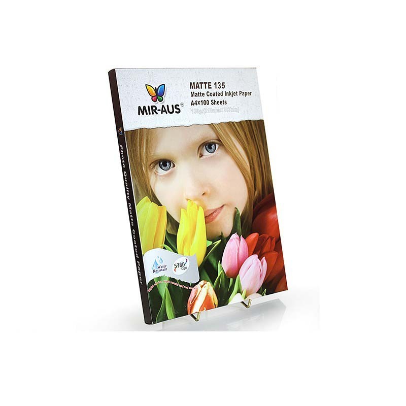 A4 135 G Matt beschichtetes Inkjet Papier A4 135 G Matt beschichtetes Inkjet Papier